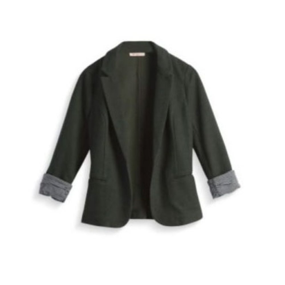 StitchFix Skies are Blue 1X Open Black Blazer